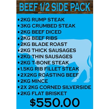 Beef Half Side Pack